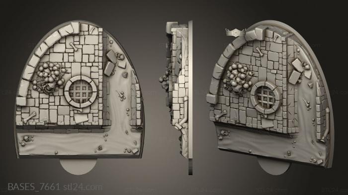 Bases (Deadly Encounters Chapter Diorama, BASES_7661) 3D models for cnc