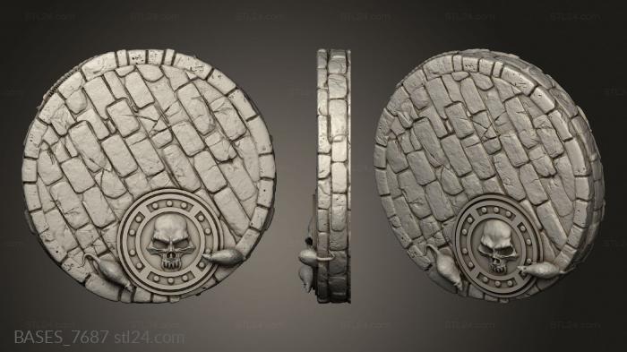 Bases (Deathknight Plaguebearers Male, BASES_7687) 3D models for cnc