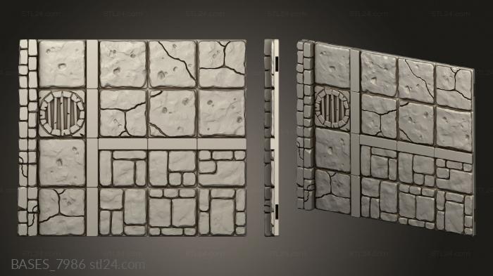 Bases (Tile Magnetic, BASES_7986) 3D models for cnc