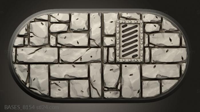 Bases (Dungeon Pill DOT, BASES_8154) 3D models for cnc