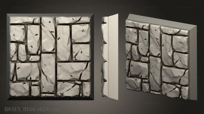 Bases (Dungeon Square DOT, BASES_8166) 3D models for cnc