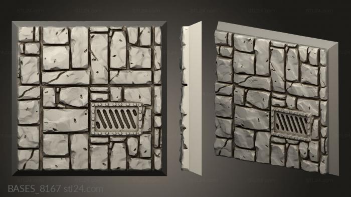 Bases (Dungeon Square DOT, BASES_8167) 3D models for cnc
