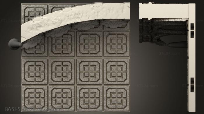 Bases (Arena Aethergg Walls Section, BASES_8196) 3D models for cnc