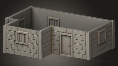 Bases (Edge Tribe Environments Props House, BASES_8214) 3D models for cnc