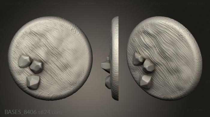 Bases (Ferret Casual Decorative, BASES_8406) 3D models for cnc