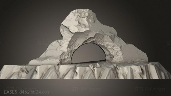 Bases (Rock Sharp Glacier, BASES_8452) 3D models for cnc