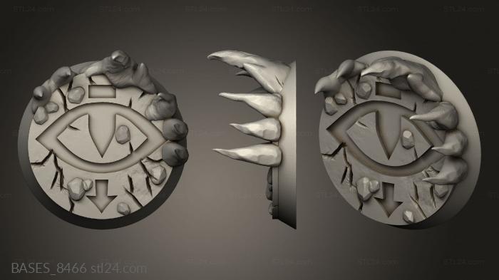 Bases (fantasy, BASES_8466) 3D models for cnc