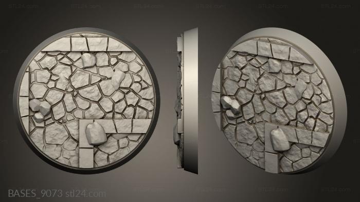 Bases (Heroes, BASES_9073) 3D models for cnc