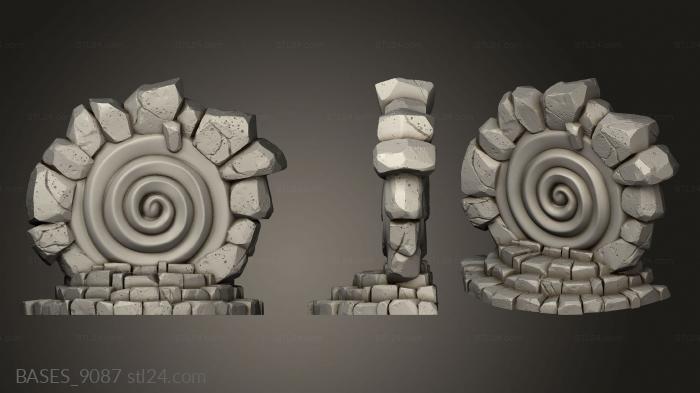 Bases (Hidden Crypt Artifacts Portal, BASES_9087) 3D models for cnc