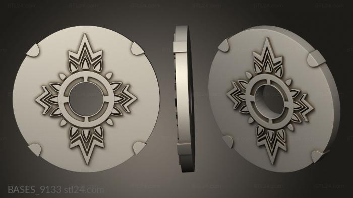 Bases (Horse Lords Kings Guard Shields royal shield, BASES_9133) 3D models for cnc