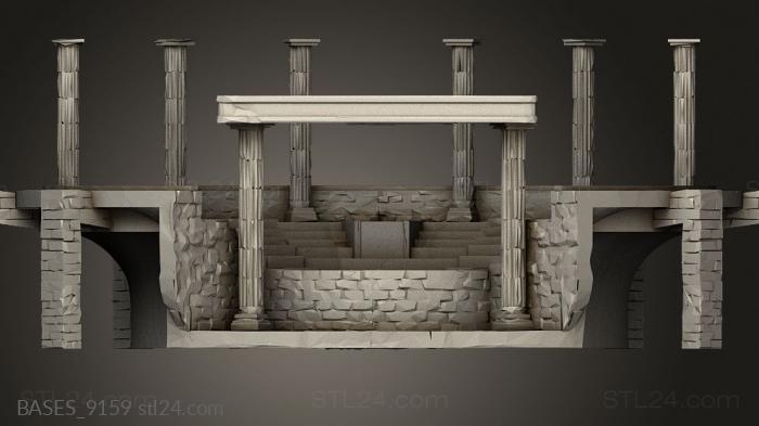 Bases (Houses Knights the Zodiac COLISEO, BASES_9159) 3D models for cnc