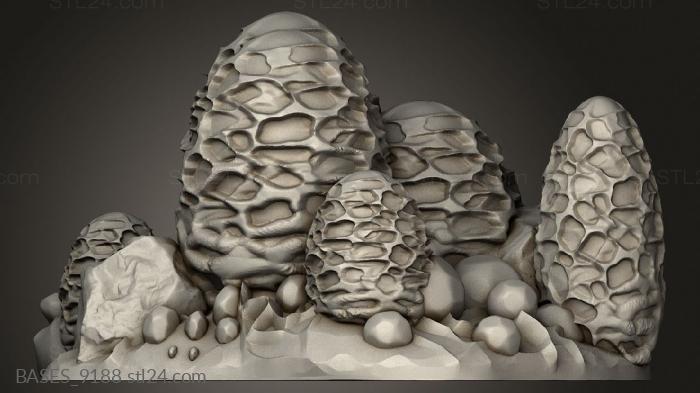 Bases (Mushroom Spore Setz Mugwort, BASES_9188) 3D models for cnc