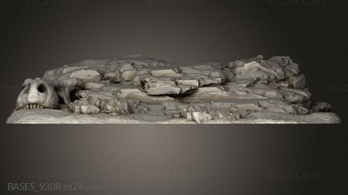Bases (KNIGHT Spearback Scenic, BASES_9308) 3D models for cnc