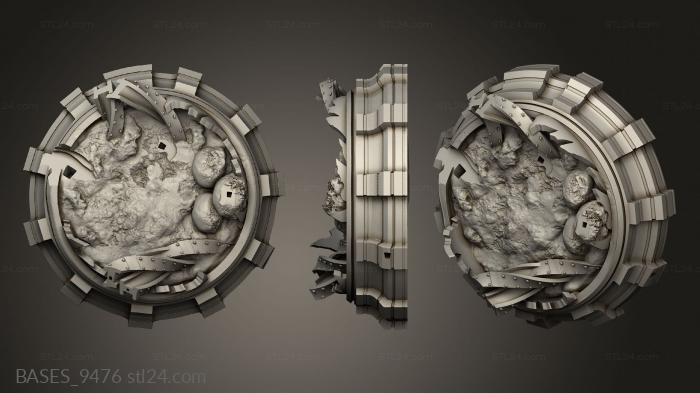 Bases (Magneto vs Wolverine Diorama, BASES_9476) 3D models for cnc