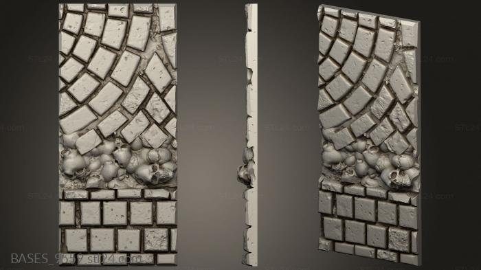Bases (Medieval Road Toppers, BASES_9559) 3D models for cnc
