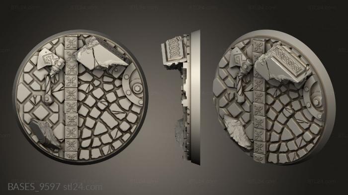 Bases (Metal Beads, BASES_9597) 3D models for cnc