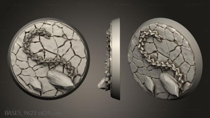 Bases (Mezza Fiends the Gorge, BASES_9623) 3D models for cnc