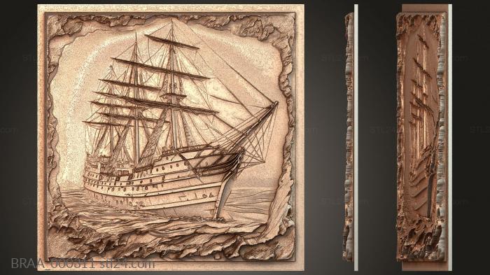 The wrecked ship is a grim reminder