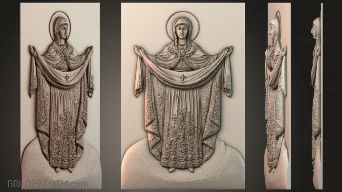 Барельефы икон (BRI_0297) 3D модель для ЧПУ станка