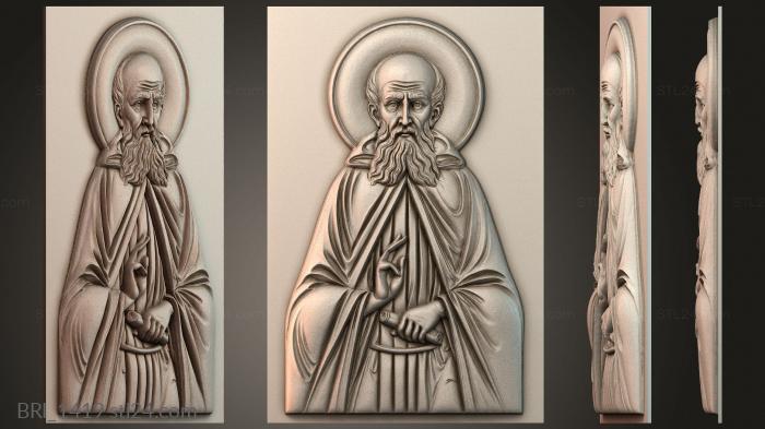 Барельефы икон (BRI_1419) 3D модель для ЧПУ станка