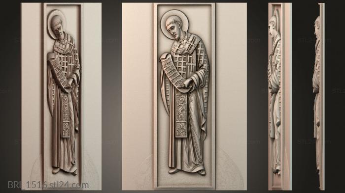 Барельефы икон (BRI_1516) 3D модель для ЧПУ станка