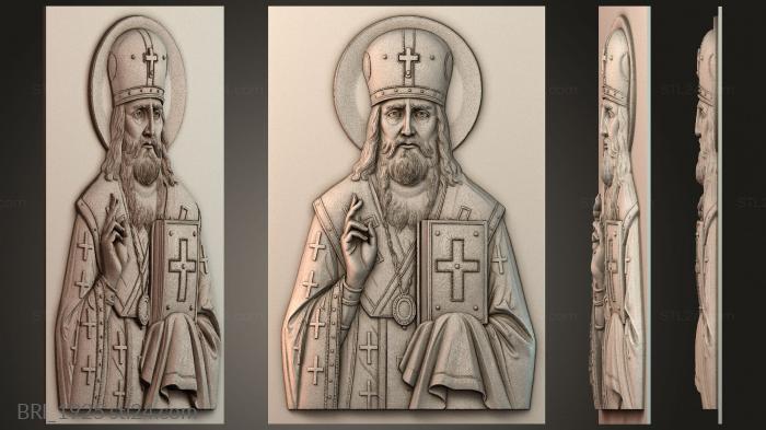 Барельефы икон (BRI_1925) 3D модель для ЧПУ станка
