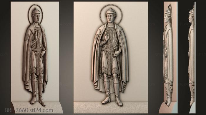 Барельефы икон (BRI_2660) 3D модель для ЧПУ станка