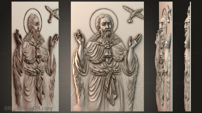 Барельефы икон (BRI_3084) 3D модель для ЧПУ станка