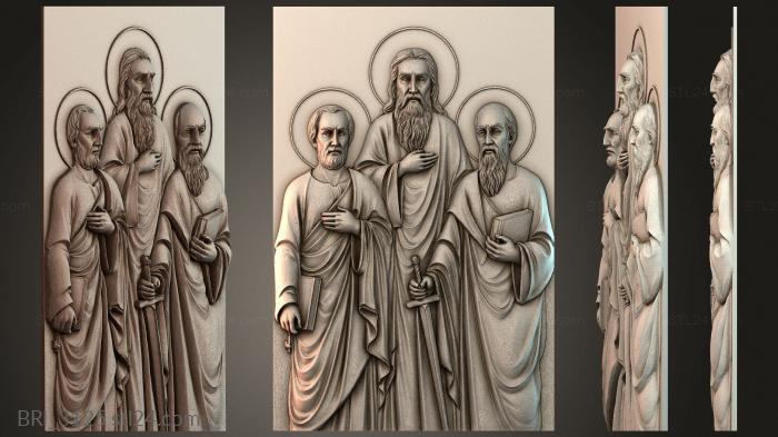 Барельефы икон (BRI_3125) 3D модель для ЧПУ станка