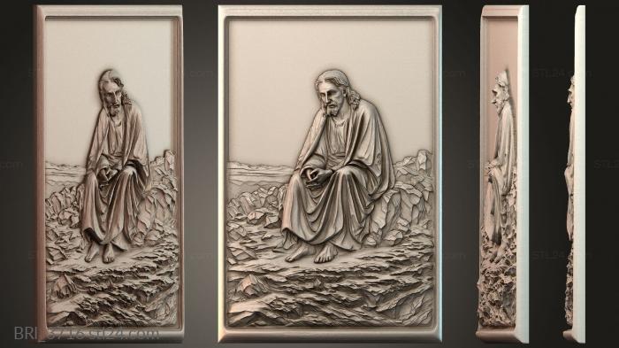 Барельефы икон (BRI_3716) 3D модель для ЧПУ станка