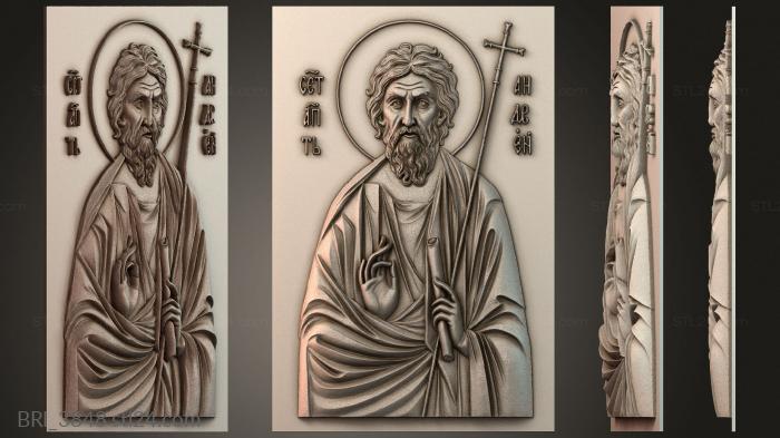 Барельефы икон (BRI_3848) 3D модель для ЧПУ станка