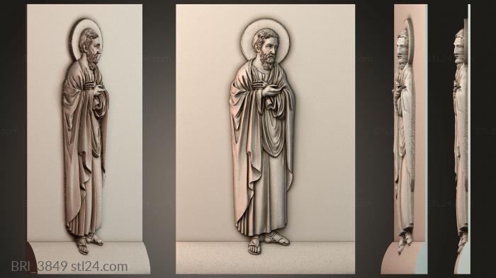 Барельефы икон (BRI_3849) 3D модель для ЧПУ станка