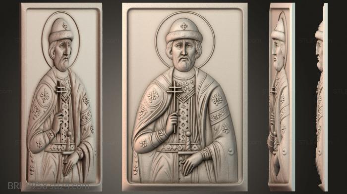 Барельефы икон (BRI_3958) 3D модель для ЧПУ станка