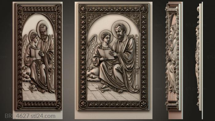 Барельефы икон (BRI_4627) 3D модель для ЧПУ станка