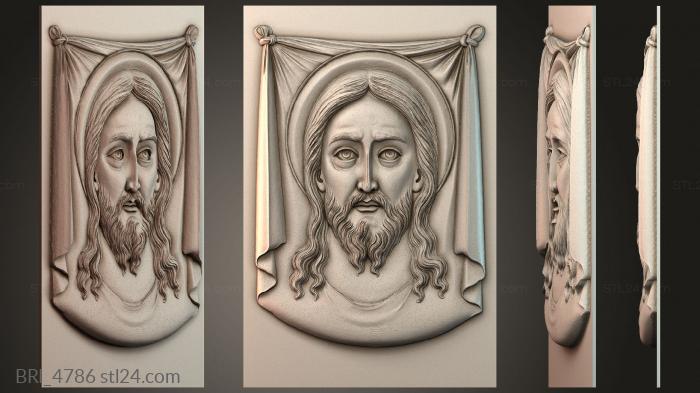 Барельефы икон (BRI_4786) 3D модель для ЧПУ станка