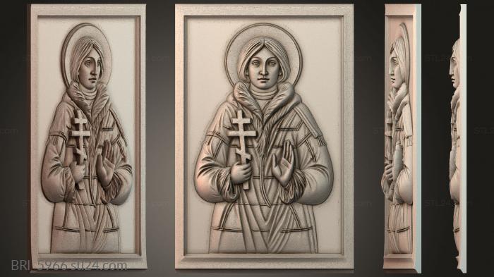 Барельефы икон (BRI_5966) 3D модель для ЧПУ станка