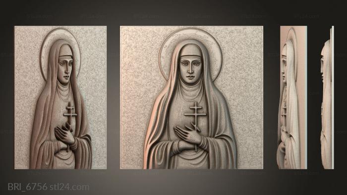 Барельефы икон (BRI_6756) 3D модель для ЧПУ станка