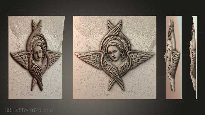 Барельефы икон (BRI_6885) 3D модель для ЧПУ станка