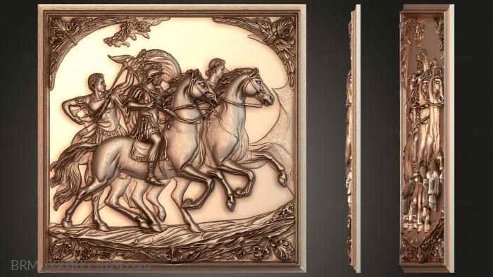 The leader of the chariot games is a symbol of glory