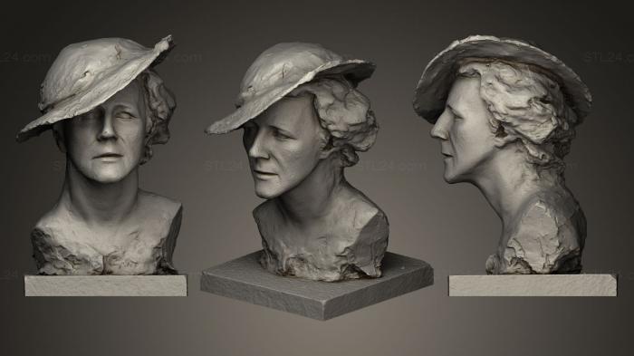 Busts and heads antique and historical (Comtesse de Bendern, BUSTA_0002) 3D models for cnc