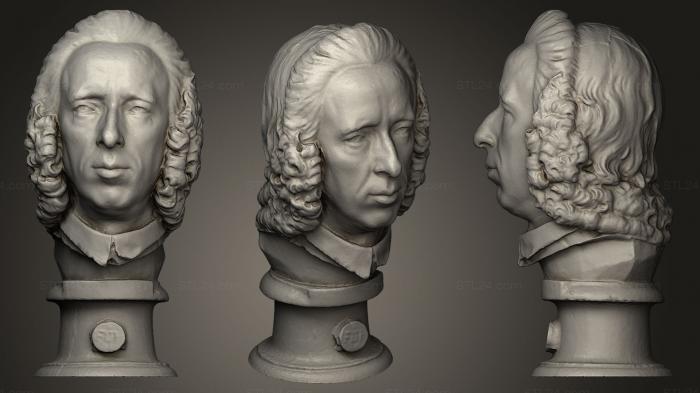 Busts and heads antique and historical (Alfonso Clemente de Arostegui, BUSTA_0238) 3D models for cnc