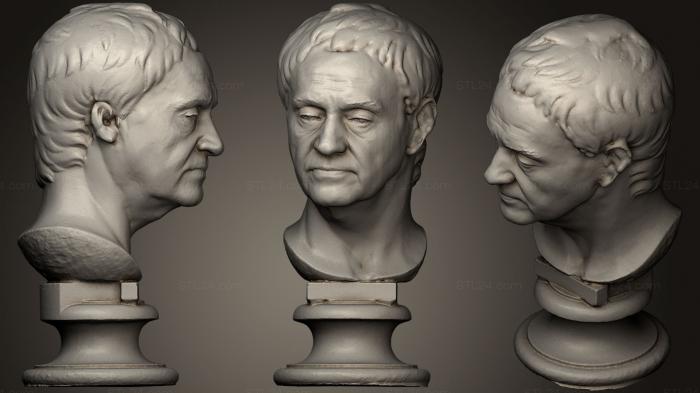 Busts and heads antique and historical (AUGUSZTUSZ HUMANTI, BUSTA_0323) 3D models for cnc