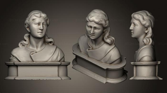 Busts and heads antique and historical (Bust de dona Museu de Reus IMRC, BUSTA_0337) 3D models for cnc