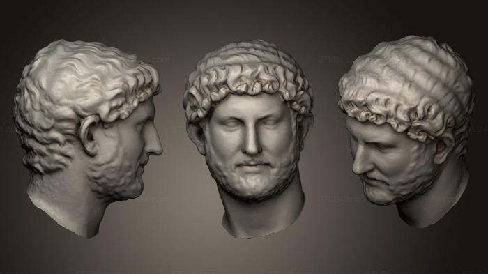 Head from a bust of Hadrian