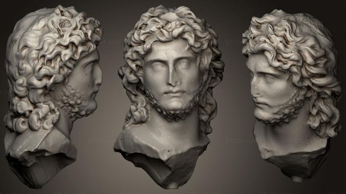 Busts and heads antique and historical (Portrait of a Ruler, BUSTA_0481) 3D models for cnc