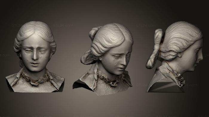 Busts and heads antique and historical (Santa Mujer Vernica, BUSTA_0497) 3D models for cnc