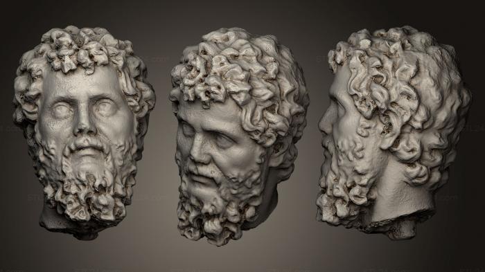 Busts and heads antique and historical (Septimio Severo MAN, BUSTA_0501) 3D models for cnc