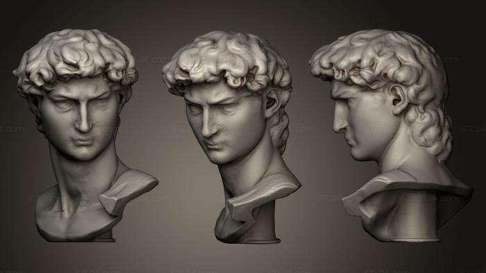 Busts and heads antique and historical (Somewhat Recognizable, BUSTA_0508) 3D models for cnc