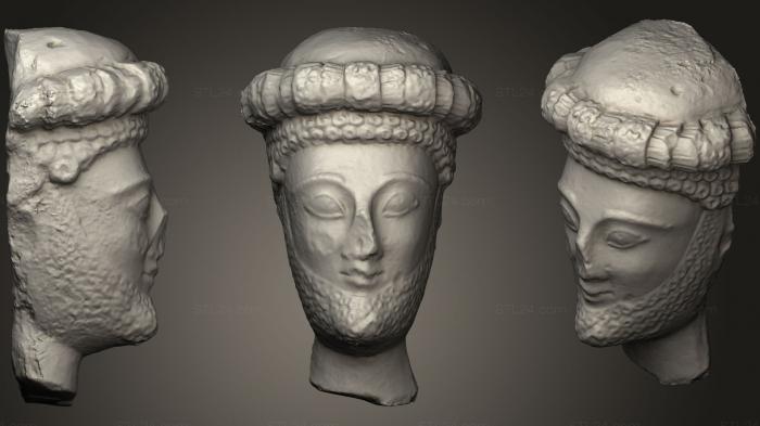 Busts and heads antique and historical (Statue of a worshipper, BUSTA_0714) 3D models for cnc