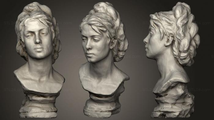 Busts and heads antique and historical (Mazedia 5, BUSTA_0766) 3D models for cnc